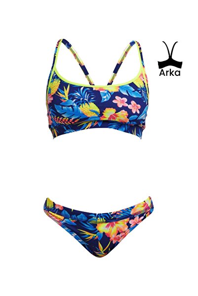 FUNKİTA Funkita in Bloom Women's Bikini Set, Bottom Top Bikini