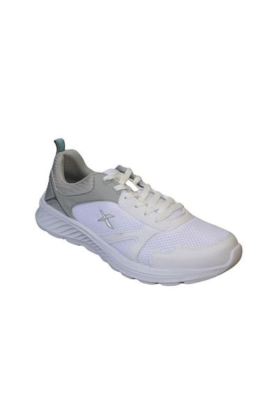 Kinetix KINETIX Men's Black and White Mesh Lace-Up Sports Shoes