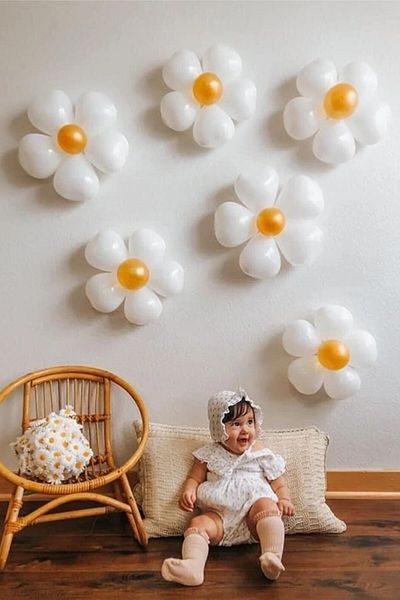 FOKUL 36 Balloons Daisy Making Apparatus Birthday Concept Balloon Set