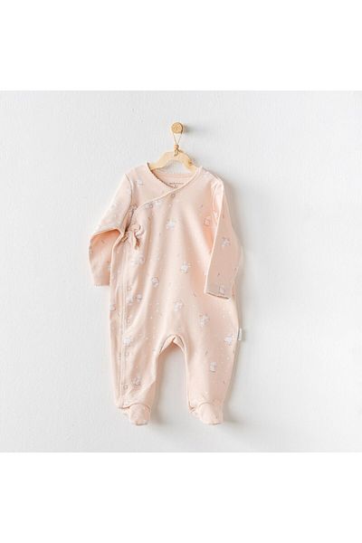 andywawa AC24115 - Pink Jumpsuit, Cute Bunnies Be Sking Baby Model