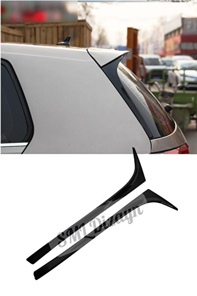 SML Dizayn Golf 7 2012-2020 Spoiler Eki-Bıçağı-Çıtası-Flap Plastik Golf 7 Spo...