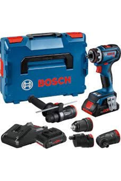 Bosch Bosch Akülü Darbeli Vidalama Matkabı GSR 18V-90 FC (2 x 4,0 Ah Akü) - 06019K6200