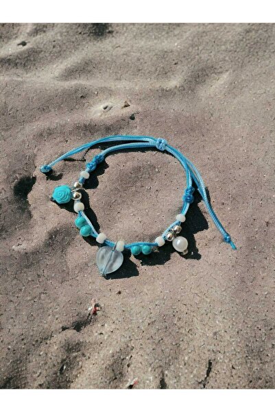 Aksesuar هدية عيد الحب للمناسبات الخاصة سوار على شكل قلب باللون الأزرق