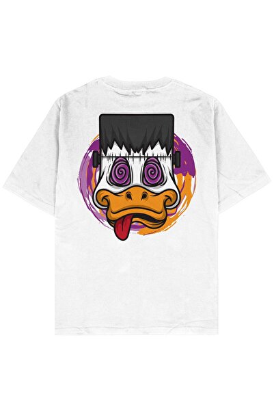 Adrift Αποκτήστε ψηλό λευκό μπλουζάκι Unisex Oversize