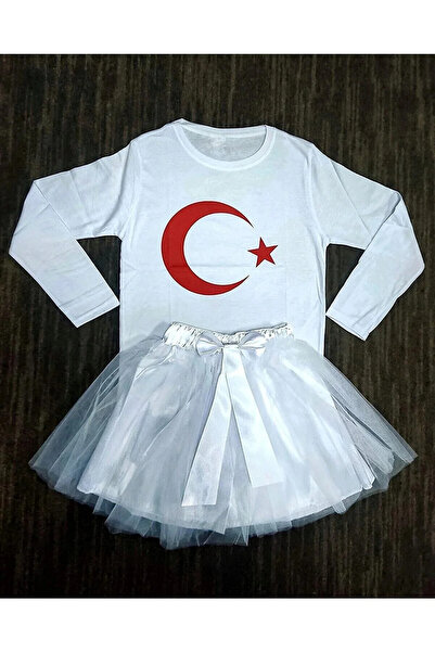 NOBLE STORE 23 أبريل فتاة القمر نجمة تي شيرت توتو تنورة عرض الزي