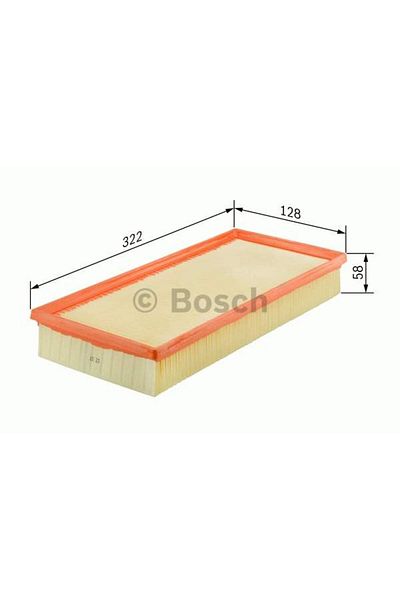 Bosch F026400157 Air Filter Audi A4 A5 Q5 1.8 Tfsı 2.0 Tdı 2.0