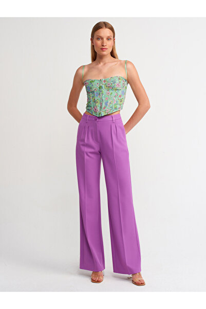 Dilvin 70520 Παντελόνι Φαρδύ-λιλά