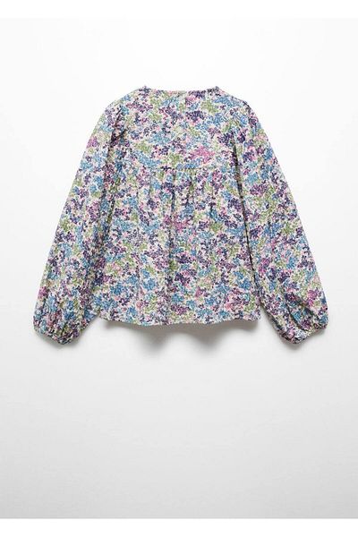 MANGO Kids Blue Blouse Pentru Copii