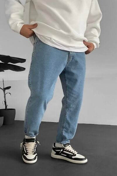 BDRMAN Boyfriend Mavi Renk Kot Pantolon