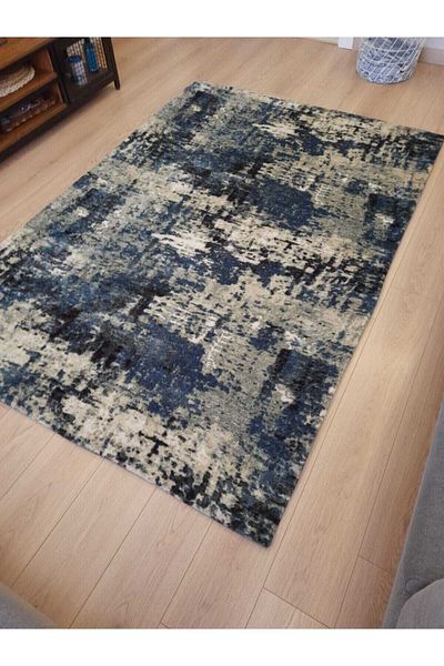 ESPİCAL HOME Gray Welsoft Fabric Elastic Carpet Cover