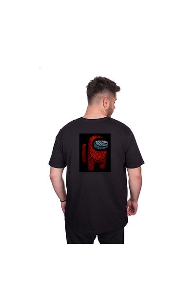 MarkaTurko Tricou din bumbac pieptănat cu design special Among Us 420