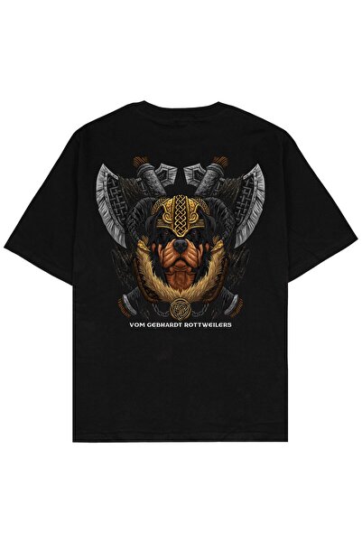 Adrift Μπλουζάκι Warrior Black Oversize Unisex