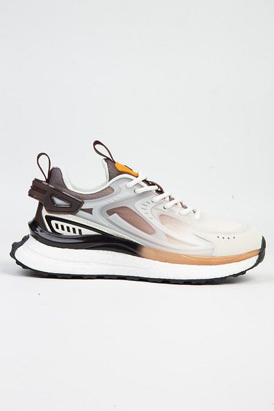 Pierre Cardin ®| PCI-10106 White Brown-imported Women's Sports Shoes