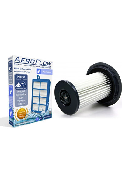 AeroFlow Set de filtre cilindrice Philips Blue Hepa - cu roată