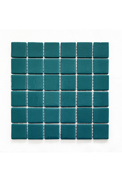 MozaiKristaL Yaşam Alanlarının Tüm Yüzeyleri Için 50x50 Mm Turkuaz Cam Mozaik...
