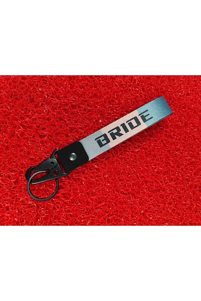CEBECİOTO BRIDE Blue Gray Cloth Keychain Quality Accessory Auto Engine