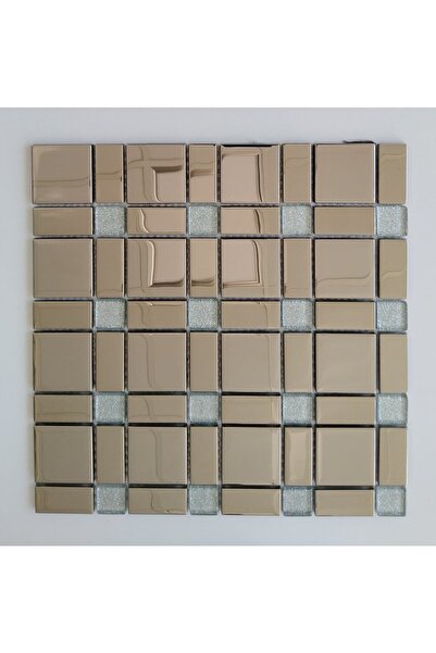 MozaiKristaL Mutfak Tezgah Arası Ve Iç Dekorasyon Için 23x48x48mm Kristal Cam...