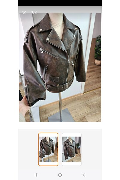 DERİGOLD Hakiki deri ceket