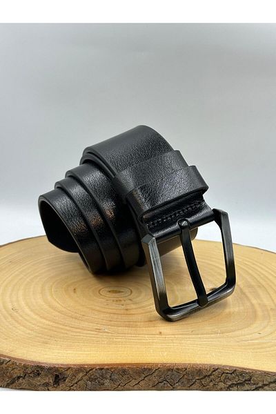 Time FLAİR 4.5 CM Genuine Buffalo Leather Men's Belt