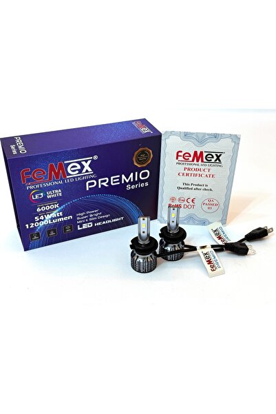 FEMEX Renault Symbol Led Xenon Kısa Far Ampulu Premio H7 Csp Chipset