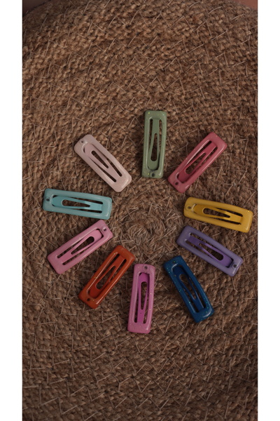 MİNAHOBİ 4 см застібка-кнопка з кольоровим покриттям, 10 шт.