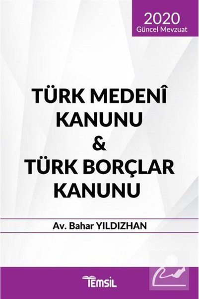 Temsil Kitap Türk Medeni Kanunu & Türk Borçlar Kanunu