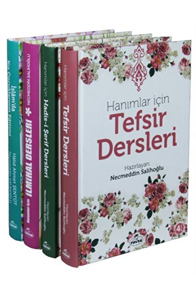 Ravza Yayınları Hanımlara Tefsir, Hadis, Ilmihal Eğitim Seti 4 Kitap