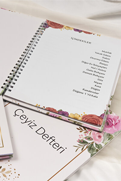Akıllı Adam Yayınevi Çeyiz Defteri, Çeyiz Listesi, Söz, Nişan, Kına, Düğün Planlayıcı Defteri