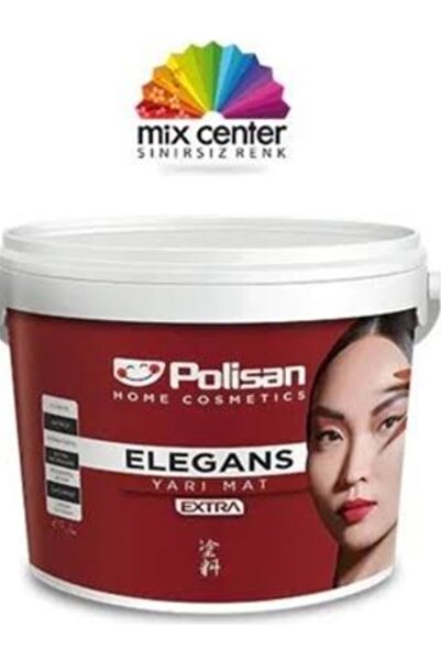 Polisan POLİSAN ELEGANS YARIMAT 15 LT A BAZ BEYAZ