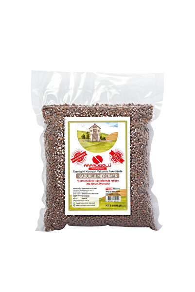Arpacıoğlu %100 Yerli Türk Malı Siyah Mercimek 5kg (VAKUMLU - 5X1KG)