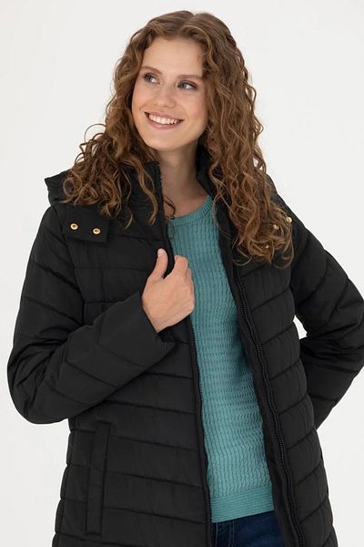 U.S. Polo Assn. Women's Black Coat