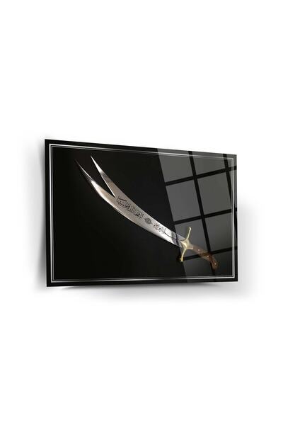 SRD Concept Hz Ali'nin Kılıcı 2 Cam Tablo-zülfikar Cam Tablo