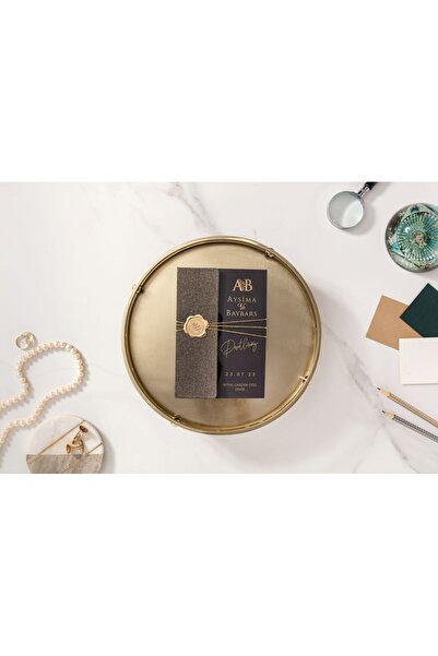 İklim Mühürlü Özel Şeffaf Davetiye