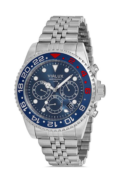 Vialux Vx571t-11sb Men's Wristwatch