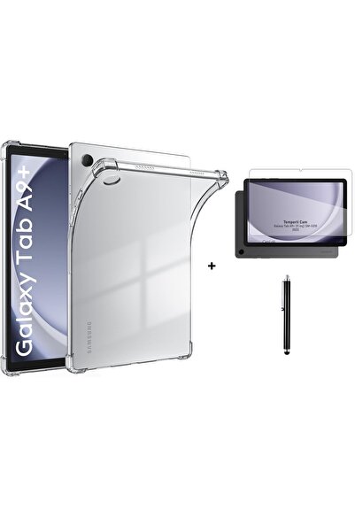 CepLab Samsung Galaxy Tab A9 Plus Sm-X210 - X215 Kılıf Temperli Ekran Koruyuc...