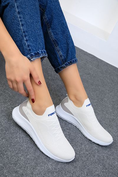 SOHO Weiße Damen Sneakers 16979