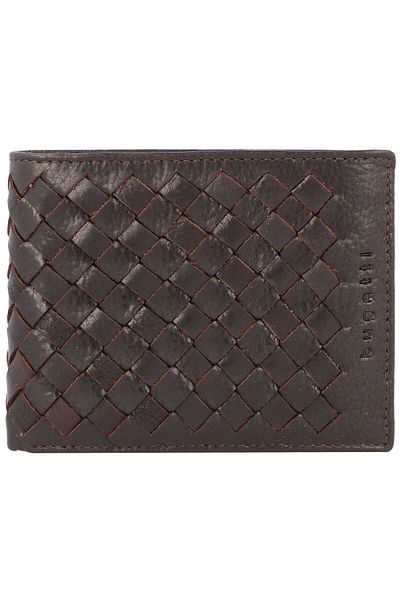 BUGATTI Woven wallet leather 13 cm