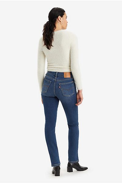 Levi's 724 MAGAS EMELKEDÉS EGYENES SÖTÉT INDIGO - SÍK FIZES