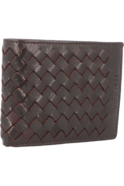 BUGATTI Woven wallet leather 13 cm