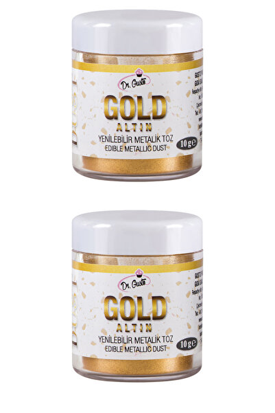 Dr. Gusto MALDİ PASTACILIK DR GUSTO YENİLEBİLİR METALİK TOZ GOLD 10 GR