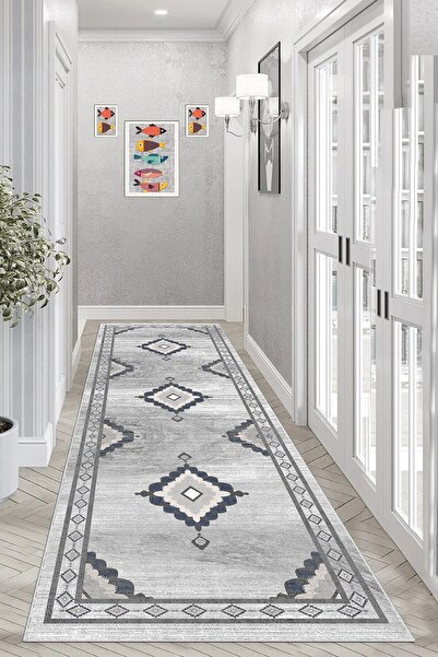 on the clouds Geometrik Karo Desenli Göbekli Dijital Baskı Yıkanabilir Kaymaz Taban Modern Salon Halısı Ve Yolluk