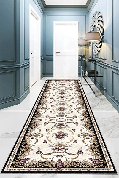 on the clouds Osmanlı Motifler Desenli Etnik Dijital Baskı Yıkanabilir Kaymaz...