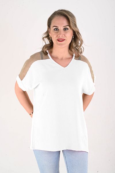 KSV Collection Γυναικείο casual μπλουζάκι Tunik. Υφασμάτινο τουνίκ Aerobin