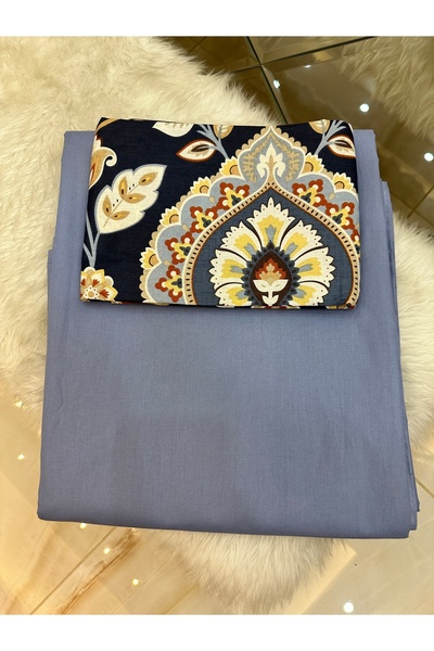 micoton MICOTON 100% COTTON SINGLE PERSON RUBBER-FREE SHEET AND PILLOW CASE SET