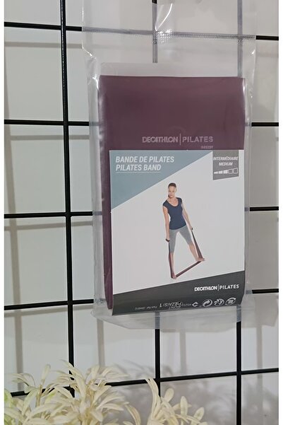 Decathlon Domyos Pilates Bandı - 3 kg - Orta Seviye - Kauçuk - Bordo,