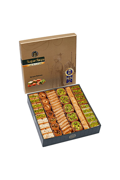 ALSULTAN SWEETS Karışık Baklava - 6lı Lezzet Koleksiyonu Kraft Kutu 1000 gr