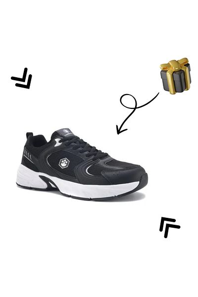 lumberjack Pol 4M Men's Black Mesh Running Shoes