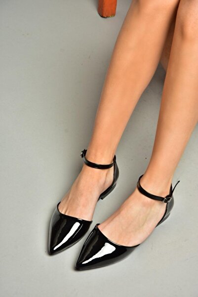 Sebay حذاء باليرينا نسائي مفتوح الخصر