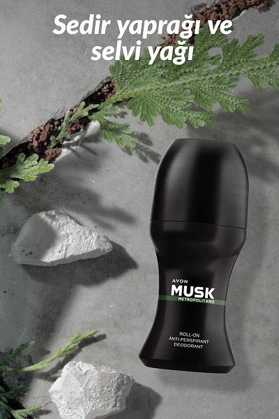 AVON Musk Metropolitano Erkek Rollon 50 Ml.