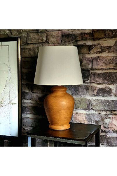 Qdec Vintage Ceramic Lampshade Rustic Cashmere - Ecru